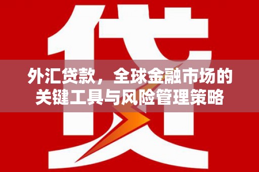 氹仔岛外汇贷款，全球金融市场的关键工具与风险管理策略