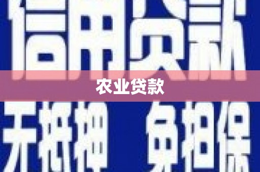 氹仔岛农业贷款