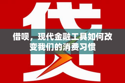 氹仔岛借呗，现代金融工具如何改变我们的消费习惯