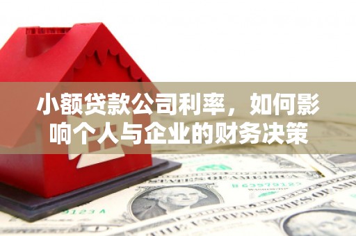 氹仔岛小额贷款公司利率，如何影响个人与企业的财务决策