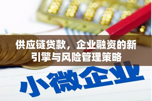 氹仔岛供应链贷款，企业融资的新引擎与风险管理策略