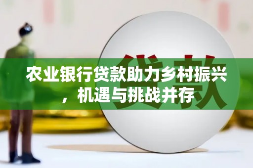 氹仔岛农业银行贷款助力乡村振兴，机遇与挑战并存