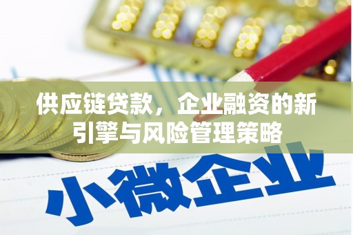 氹仔岛供应链贷款，企业融资的新引擎与风险管理策略