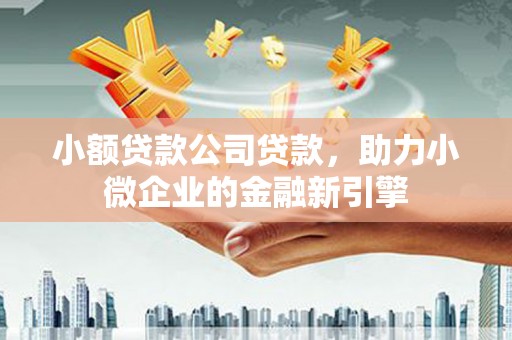氹仔岛小额贷款公司贷款，助力小微企业的金融新引擎