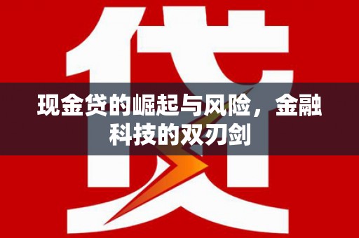 氹仔岛现金贷的崛起与风险，金融科技的双刃剑