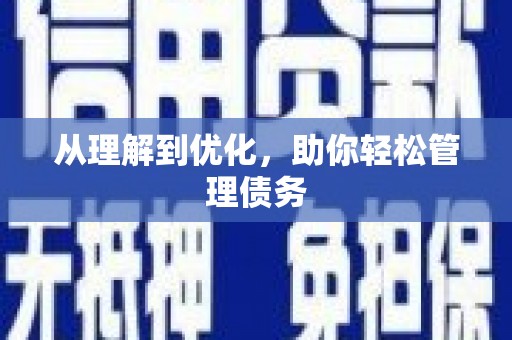 氹仔岛从理解到优化，助你轻松管理债务