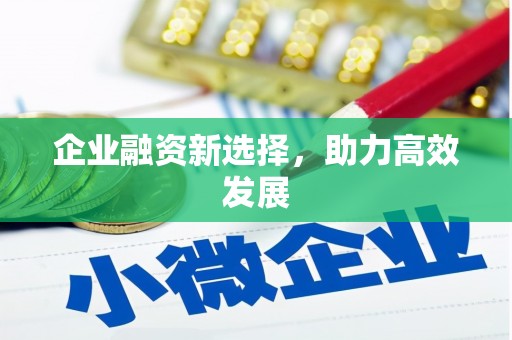 氹仔岛企业融资新选择，助力高效发展